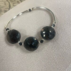 Vintage glass Beaded Artisan Bracelet
